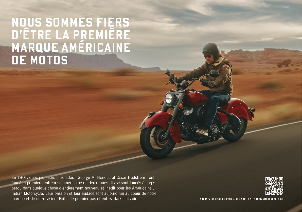 A man riding a motorcycle on a road. AI generated content